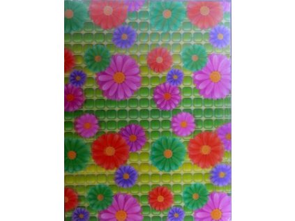 Katalogová kniha,20listů,motiv květy,3D efekt