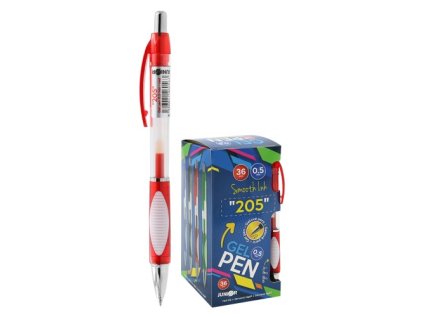 Pero gelové JUNIOR 205 0,5 mm - červené
