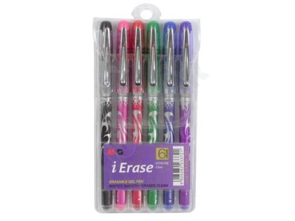 Roller gelový M&G iErase AKPA8375, 0,5 mm, přepisovatelný, sada 6 ks