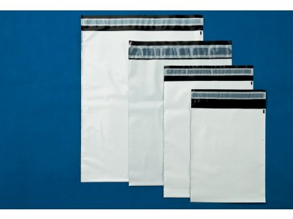 Plastová obálka LDPE D3 - 270 x 350 +50 mm, baleno po 100ks