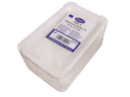 papírový tácek 3 (11 x 17cm) v balení 100ks