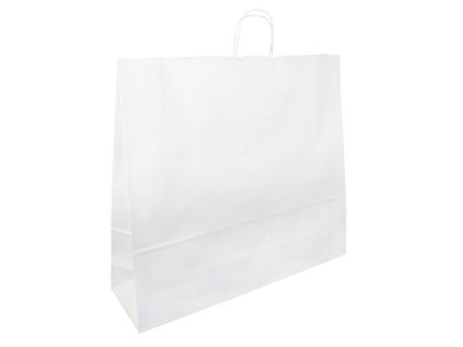 Papírová taška bílá 54x14x50 kroucené ucho Toptwist