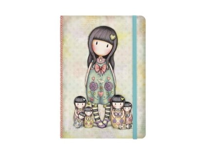 Zápisník A5 linkovaný 192 stránek Santoro London - Seven Sisters