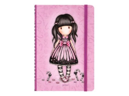 Zápisník A5 linkovaný 192 stránek Santoro London - Sugar and Spice