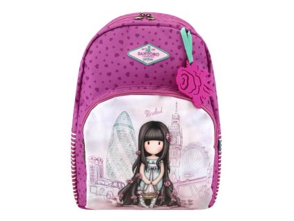 Batoh se 2 zipy Santoro London - Rosebud, rozměry: 43 x 35 x 14 cm