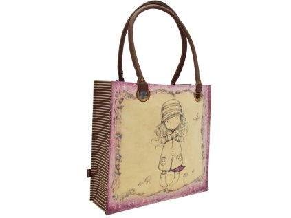 Nákupní taška velká Santoro London – Toadstools, Rozměry: 35 x 35 x 12 cm