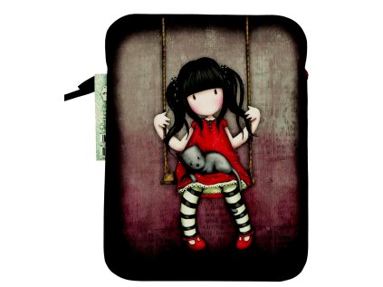 Pouzdro neoprenové na iPad 2 Santoro London – Ruby, 20 x 24 x 1.5cm