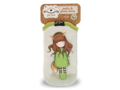 Neoprenový obal na telefon Santoro - The Fox, 7 x 12.7 x 0.2cm