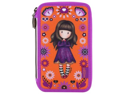 Penál třípatrový vybavený Santoro London - Cobwebs, 20.5 x 12.5 x 7cm