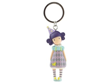 Klíčenka Santoro London - Pierrot, 6.5 x 3 x 2.5cm