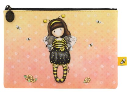 Kapsička na zip Santoro London – Bee-Loved (Just Bee-Cause),16 x 2 x 23 cm