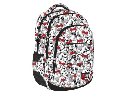 Volnočasový batoh St.RIGHT - Lovely Pets, 3 komorový, BP32, rozměry: 40 x 30 x 20 cm