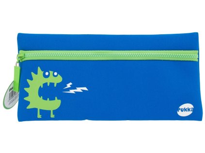 Neoprenový penál/kosmetická taška, 32 cm, modrý