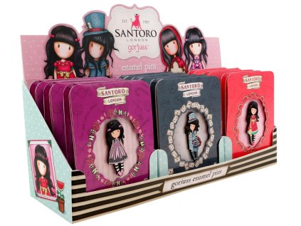 Okrasný smaltovaný špendlík Santoro London, Sugar and Spice