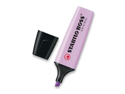 Zvýrazňovač Stabilo BOSS Pastel - fialová