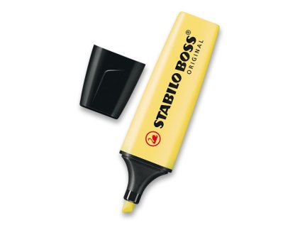 Zvýrazňovač Stabilo BOSS Pastel - žlutá