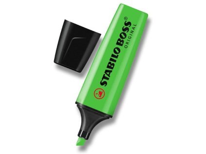 Zvýrazňovač Stabilo BOSS -zelený