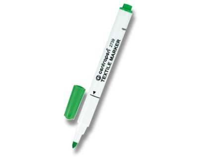 Popisovač Centropen 2739 na textil, světle zelený