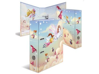 Designový pákový pořadač A4 7cm karton motiv - Pohádkový tanec