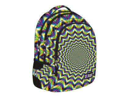 Studentský batoh St.RIGHT - HIPNOSIS, 3 komorový BP57,rozměry: 43 x 30 x 17 cm