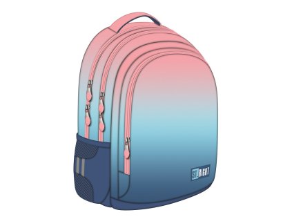 Studentský batoh St.RIGHT - LIGHT OMBRE, 3 komorový BP57,rozměry: 45 x 30 x 20 cm