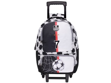 Batoh na kolečkách Rainbow Max Fotbal, rozměry 44 x 29 x 20 cm