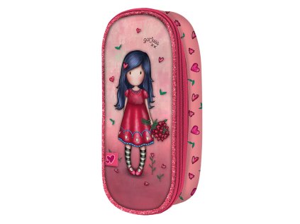 Školní penál oválný Santoro London - Love Grows