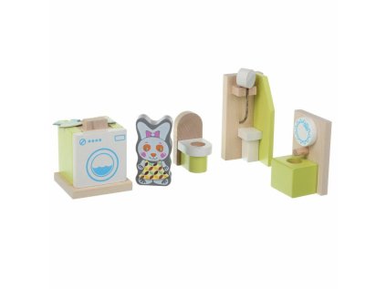 CUBIKA 12633 Koupelna - dřevěný nábytek pro panenky