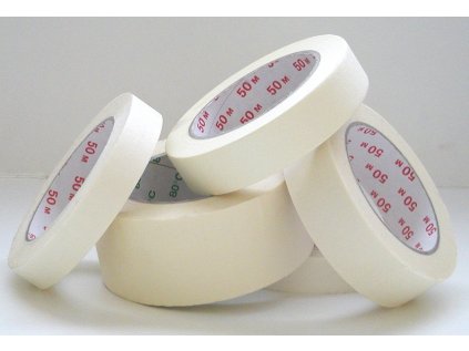 sam. pásky maskovací (krep) 09x50, 150mic, 96ks/karton