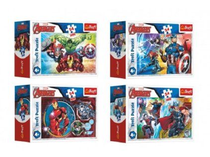 Minipuzzle 54 dílků Avengers, karton