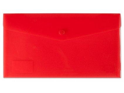 Spisové desky s drukem DL (223 x 110) - červené