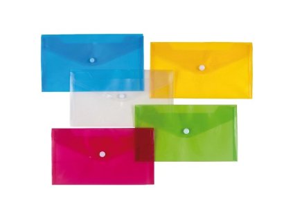 Spisové desky s drukem DL (223 x 110) - modré