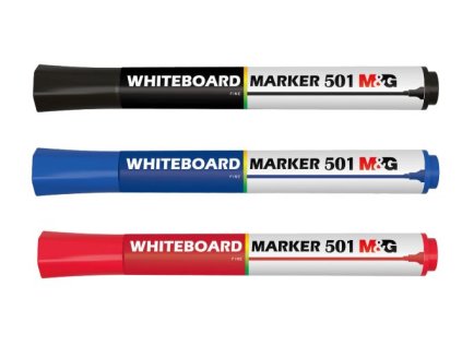 Popisovač na bílou tabuli 501, červený