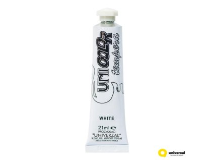 Temperová barva UNI 21 ml, bílá