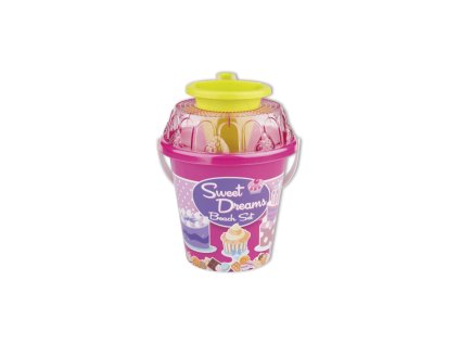 Androni Sada na písek s trychtýřem - střední, růžová