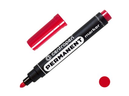 Popisovač Centropen 8566 červený