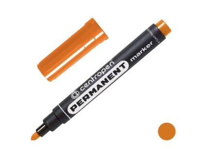 Popisovač Centropen 8566 oranžový