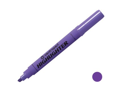 Zvýrazňovač Centropen 8552 fialový