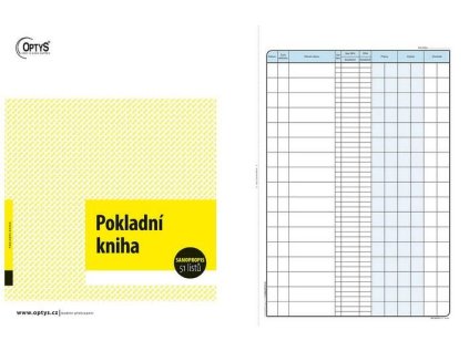 Pokladní kniha A4 NCR