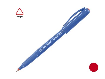 Popisovač Centropen 4621 F, červený