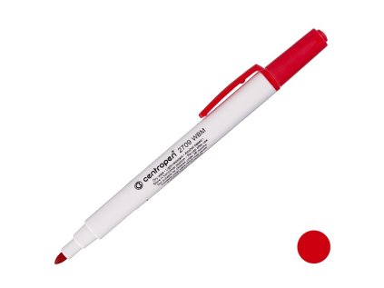 Popisovač Centropen 2709 stíratelný, červený