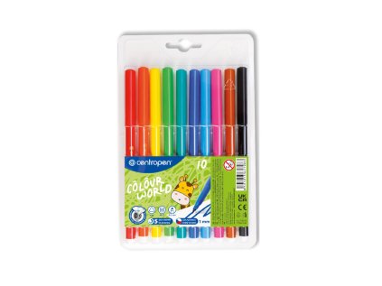 Fixy CENTROPEN trojhranné - 10 barev