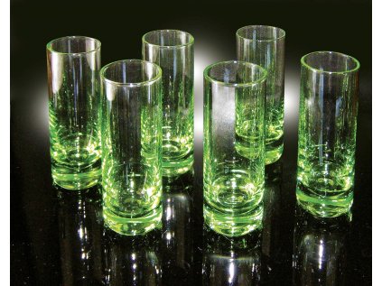 Odlivky zelené, sada 6 ks