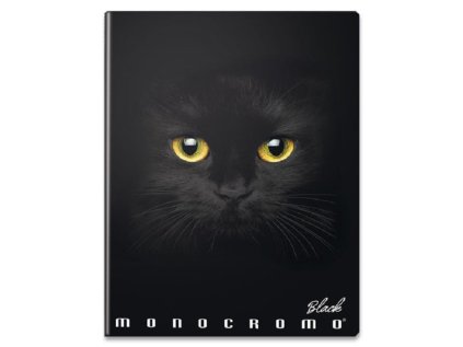 Školní sešit Pigma A4 šitý, linkovaný Monocromo Black