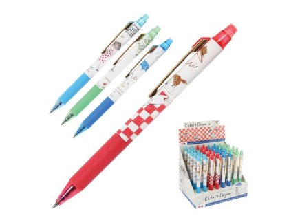 Roler gelový/gumovací M&G iErase Cheri & Chignom 0,7 mm, mix/modrý