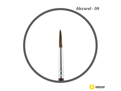 Štětec č. 9 kulatý UNI LINE