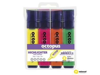 Sada 4 zvýrazňovačů