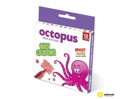 Voskovky Octopus 12 barev