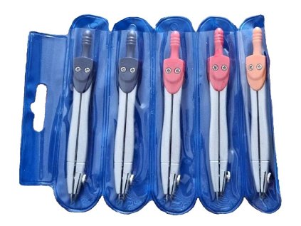 Kružítko kovové mix barev 5x2