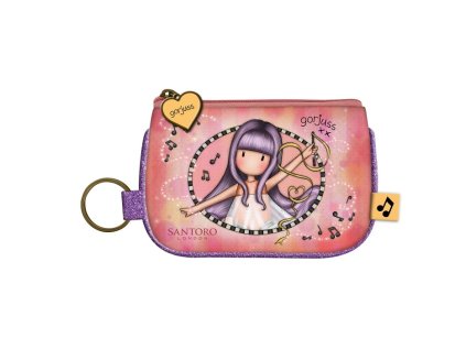 Peněženka/klíčenka Santoro London - Little Dancer, 12 x 8,5 x 1 cm